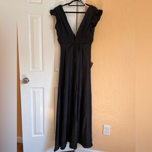 Lulu's Black Maxi Gown